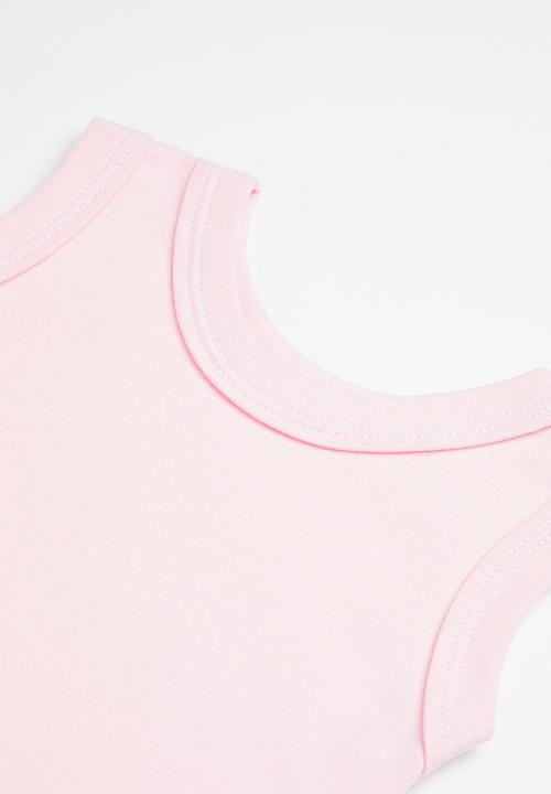 Little Lumps - Sleeveless summer romper - pink