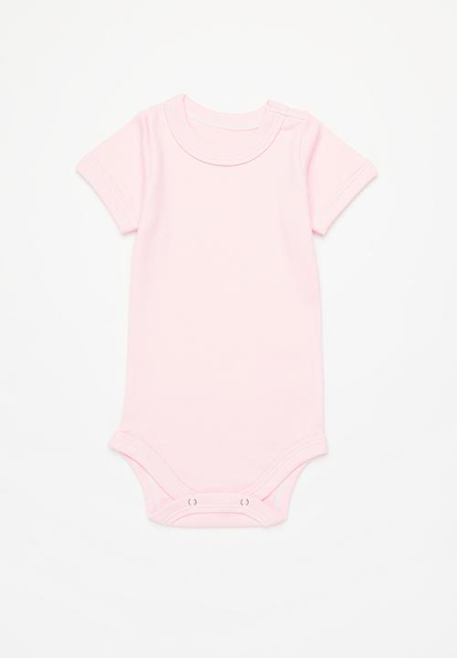 Little Lumps - 2 pack onesies - pink stripe