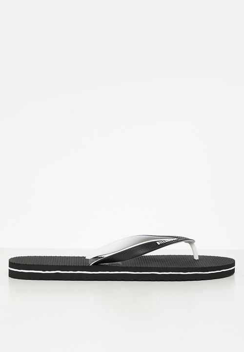 Billabong  - Low down splice thong - black & white