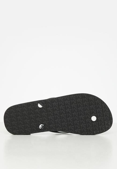 Billabong  - Low down splice thong - black & white
