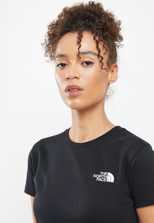 The North Face - W short sleeve red box tee - tnf black