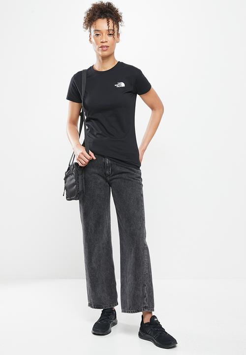 The North Face - W short sleeve red box tee - tnf black
