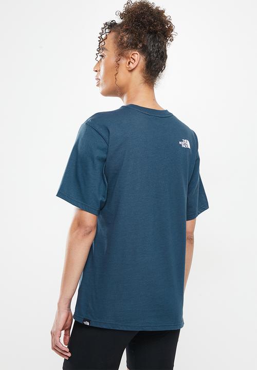 The North Face - W relaxed fine tee - shady blue