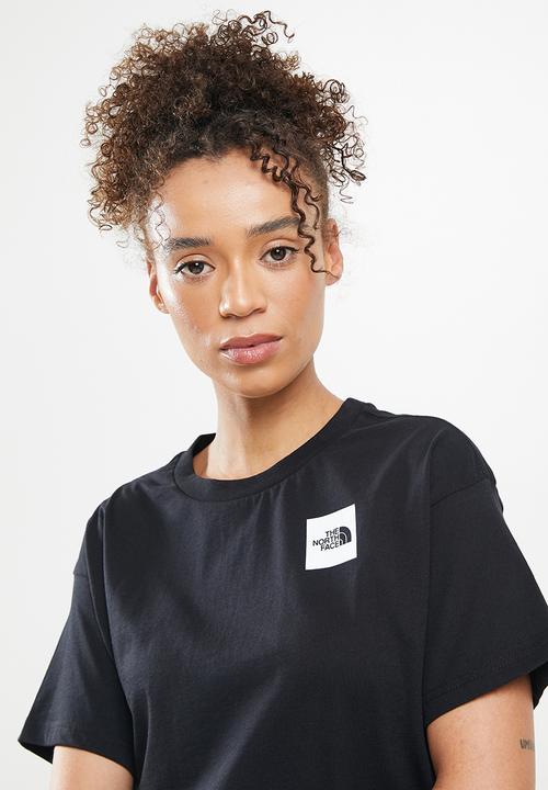 The North Face - W cropped fine tee - tnf black