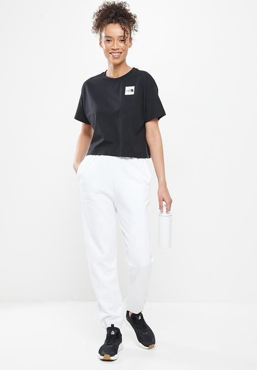 The North Face - W cropped fine tee - tnf black