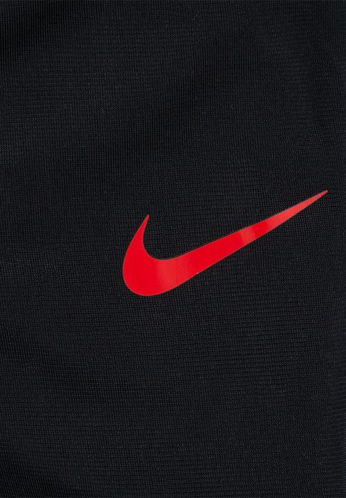 Nike - Nkb block fz tricot pant set - black & university red