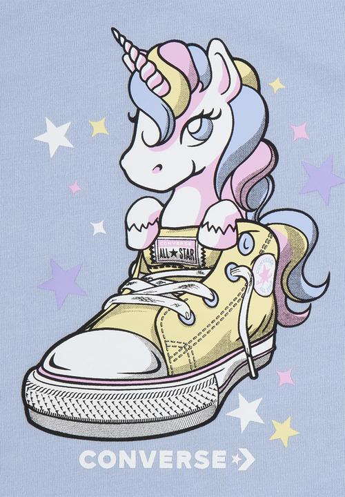 Converse - Cnvg unicorn 3pk bodysuit - converse blue chill