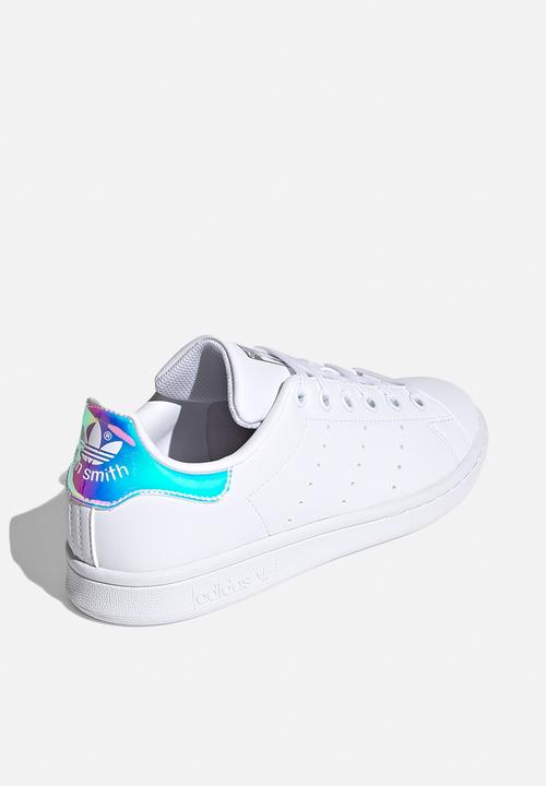 adidas Originals - Stan smith j - cloud white/cloud white/silver metallic