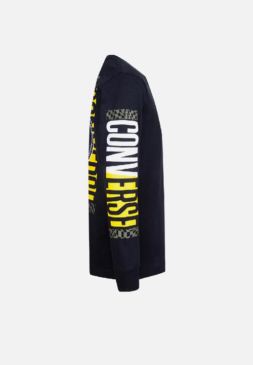 Converse - Cnvb check your kicks ls gfx t - black