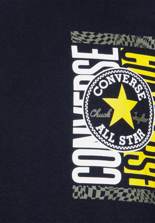 Converse - Cnvb check your kicks ls gfx t - black