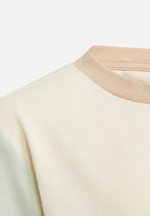 adidas Originals - Tee - wonder white/almost pink/linen green/magic beige
