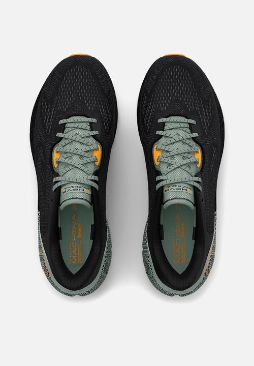 Under Armour - Ua hovr machina 3 - black/illusion green/orange shock