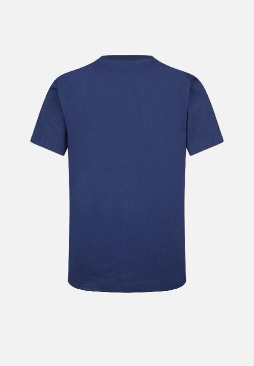 Converse - Cnvb all star flame gfx tee - midnight navy