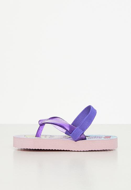 Character Group - Frozen flip flops - purple
