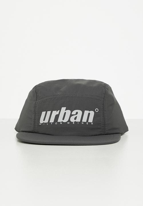 urban° - Urban 5 panel big branding cap - charcoal