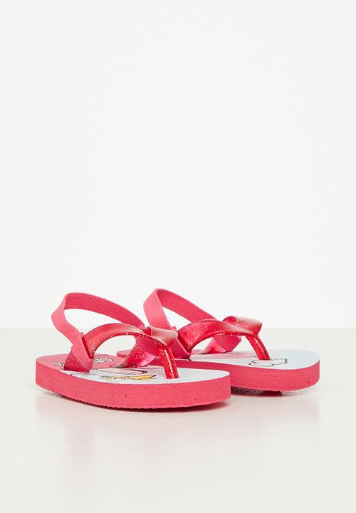 Character Group - Snoopy flip flops - red