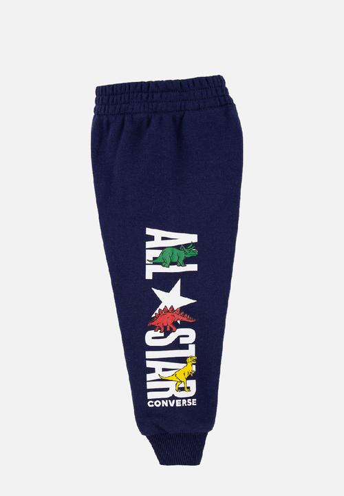 Converse - Dino ss tee + ft jog set - midnight navy
