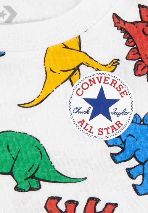 Converse - Dino ss tee + ft jog set - midnight navy