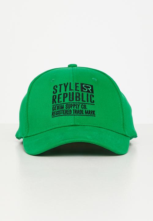 STYLE REPUBLIC - Slick peak cap - sage