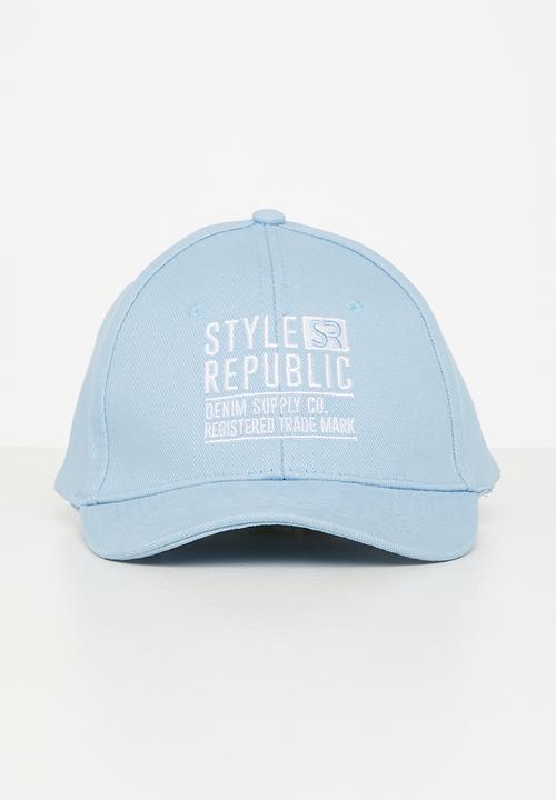 STYLE REPUBLIC - Slick peak cap - blue