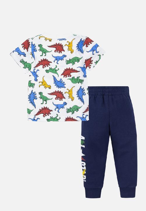 Converse - Dino ss tee + ft jog set - midnight navy