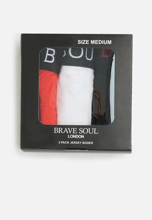 Brave Soul - Inceb 3 pack boxers - multi 