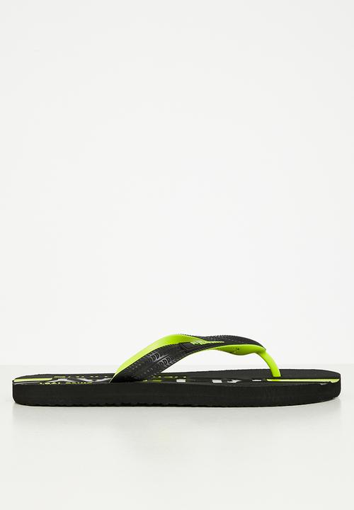 Replay - Replay maverick beach flip flop - black & yellow