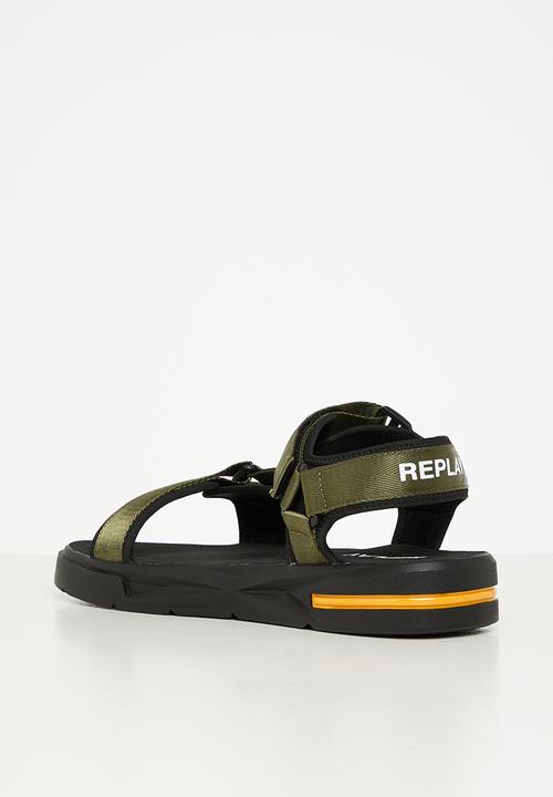 Replay - Replay  space web sandal - mil green black