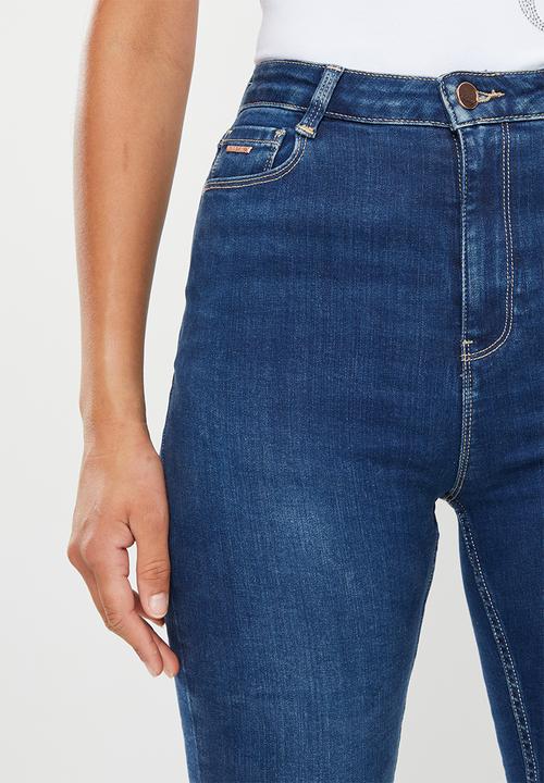 SISSY BOY - Jojo: super high waist skinny - dark vintage