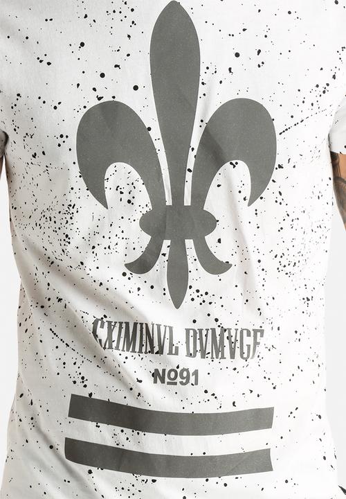 Criminal Damage - Splatter Fluer T-Shir