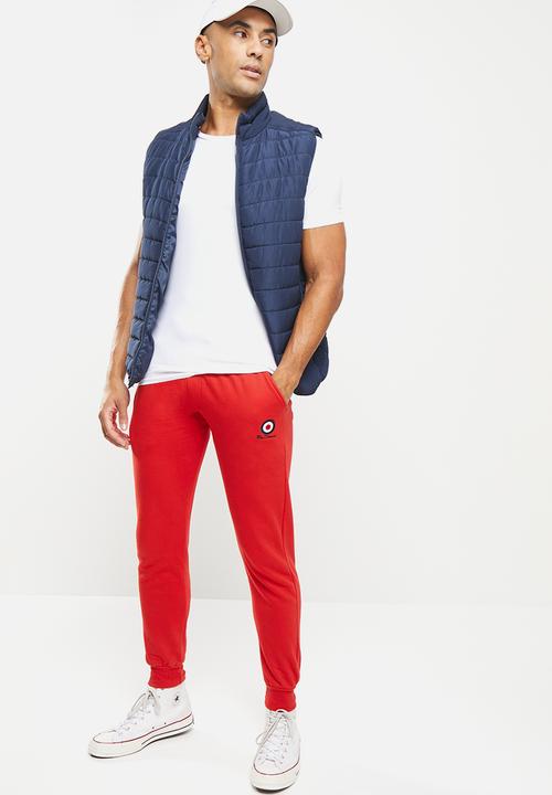 Ben Sherman - Target emb jogger - red