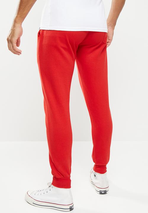 Ben Sherman - Target emb jogger - red