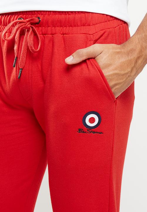 Ben Sherman - Target emb jogger - red