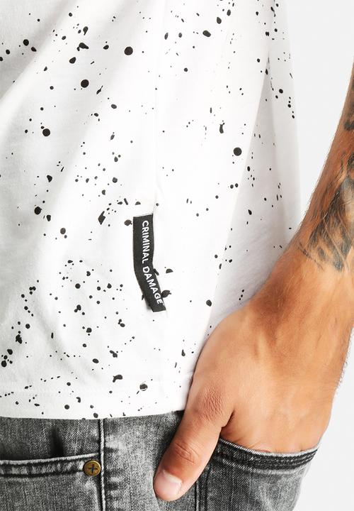 Criminal Damage - Splatter Fluer T-Shir