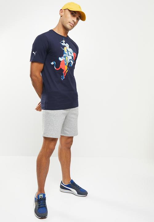 PUMA - Red Bull Racing dynamic bull logo tee - night sky