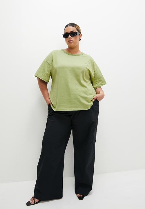 Superbalist - Oversized tee - sage green