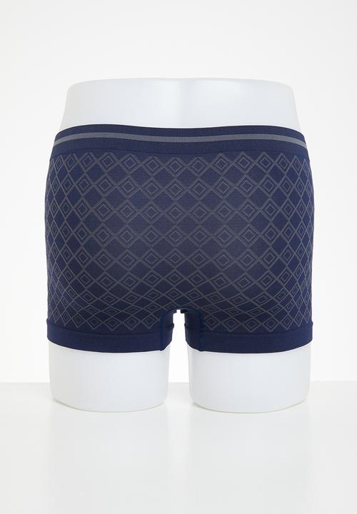 Pierre Cardin - Pc diamond underwear - red & navy 