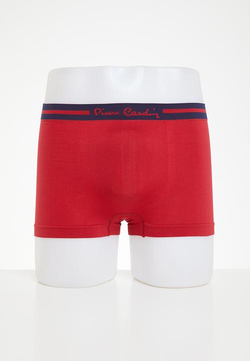 Pierre Cardin - Pc diamond underwear - red & navy 