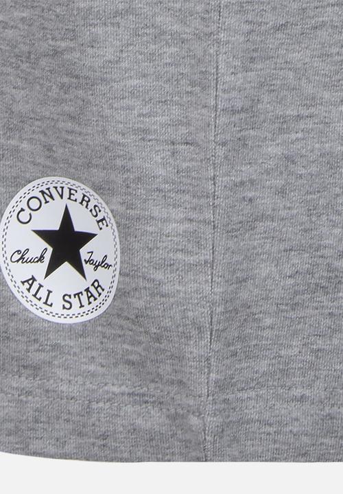 Converse - Cnvb baby ft chuck patch short - dk grey heather