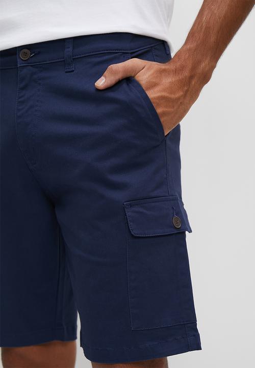 Lark & Crosse - Cargo short - blue