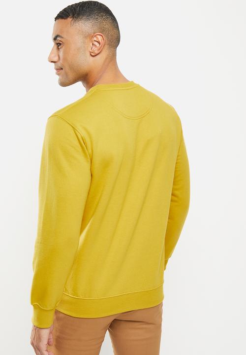 Ben Sherman - Target emb crew fleece - dijon