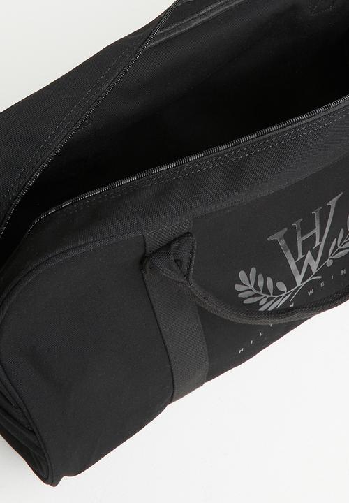 Hilton Weiner - Hilton weiner weekender tonal print bag - jet black