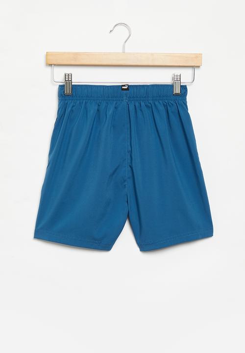 PUMA - Ess woven shorts 5" - lake blue
