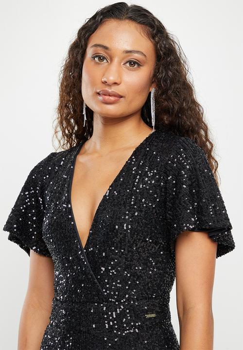 SISSY BOY - Magic touch: sequin jumpsuit - black