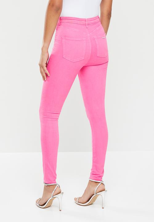 SISSY BOY - Ryder colour denim skinny - magenta