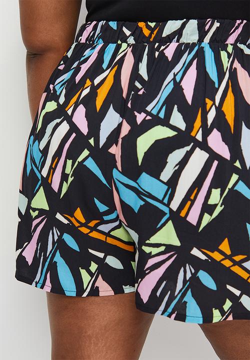 Superbalist - Co-ord printed easy pull on short - stained glass print