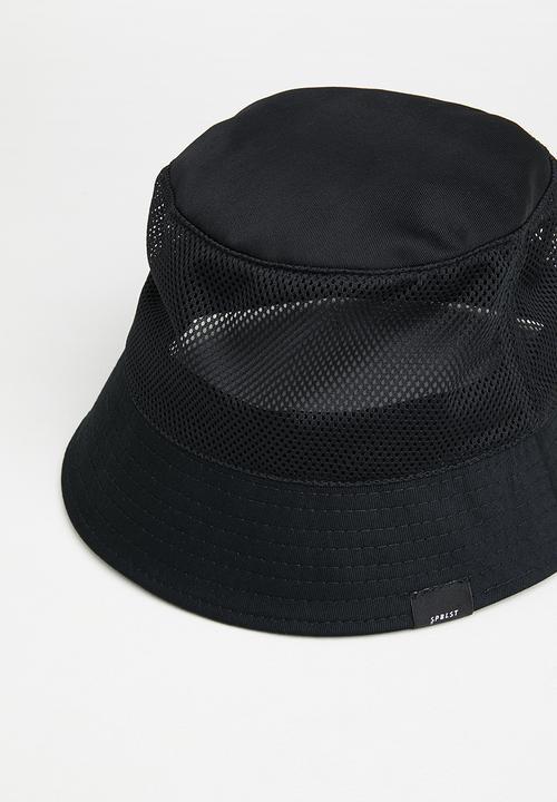 Superbalist - Mesh bucket hat - black