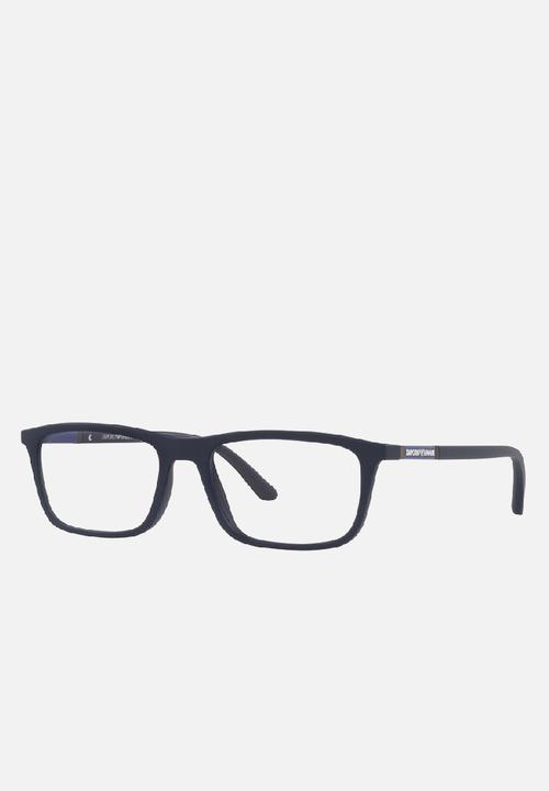 Emporio Armani - 0ea4160 50881w 55 mm - matte blue
