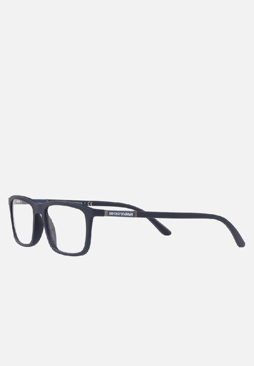 Emporio Armani - 0ea4160 50881w 55 mm - matte blue