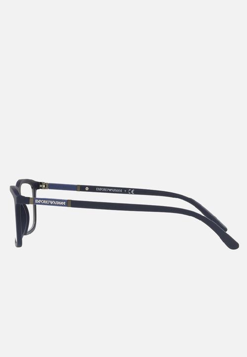 Emporio Armani - 0ea4160 50881w 55 mm - matte blue